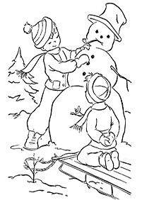 winter coloring pages - page 64