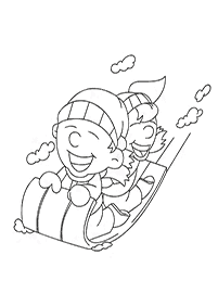 winter coloring pages - page 66