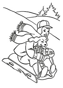winter coloring pages - page 68