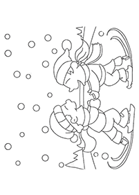 winter coloring pages - page 7