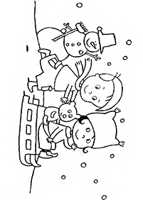 winter coloring pages - page 73