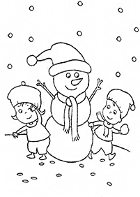 winter coloring pages - page 75