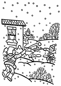 winter coloring pages - page 79