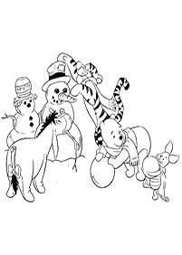 winter coloring pages - page 8