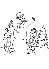winter coloring pages - page 80