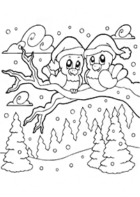 winter coloring pages - page 82