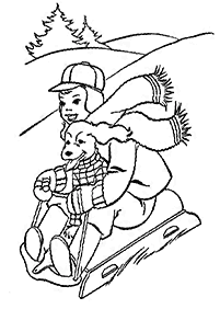winter coloring pages - page 83