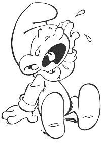 smurfs coloring pages - page 10