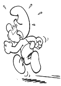 smurfs coloring pages - page 12