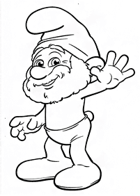 smurfs coloring pages - Page 22