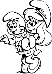 smurfs coloring pages - Page 26