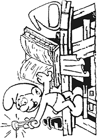 smurfs coloring pages - Page 27