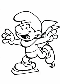 smurfs coloring pages - page 31