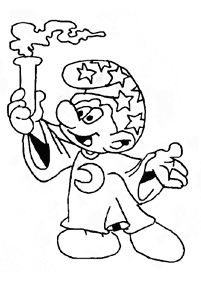 smurfs coloring pages - page 47