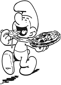 smurfs coloring pages - page 5