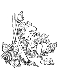 smurfs coloring pages - page 50