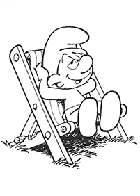smurfs coloring pages - page 54