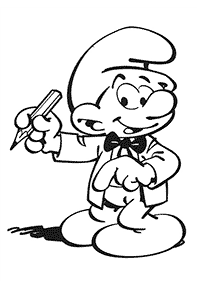 smurfs coloring pages - page 59