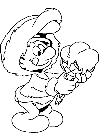 smurfs coloring pages - page 62