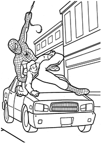 spiderman coloring pages - page 11