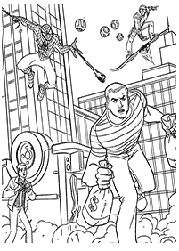 spiderman coloring pages - page 18
