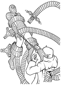 spiderman coloring pages - page 45