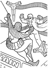 spiderman coloring pages - page 49
