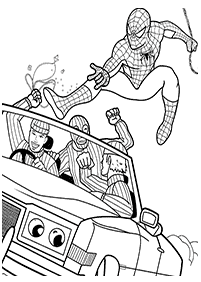 spiderman coloring pages - page 80