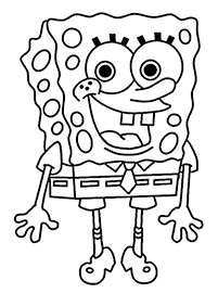 spongebob coloring pages - page 1