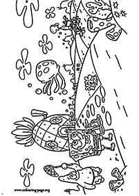 spongebob coloring pages - page 33
