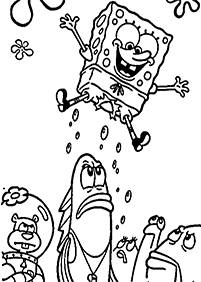 spongebob coloring pages - page 39