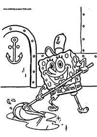 spongebob coloring pages - page 7