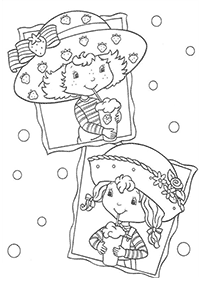 strawberry shortcake coloring pages - page 13