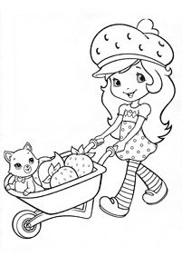 strawberry shortcake coloring pages - page 15