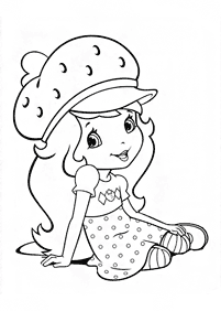 strawberry shortcake coloring pages - page 16