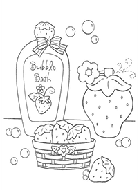 strawberry shortcake coloring pages - page 17