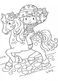 strawberry shortcake coloring pages - page 18