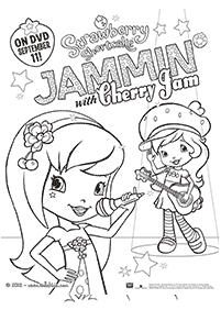 strawberry shortcake coloring pages - page 31