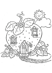 strawberry shortcake coloring pages - page 32