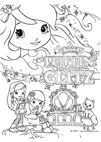 strawberry shortcake coloring pages - page 33