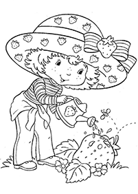 strawberry shortcake coloring pages - page 34