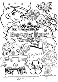 strawberry shortcake coloring pages - page 35