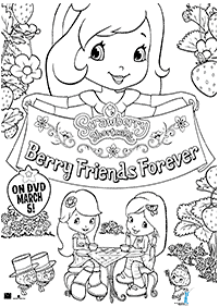 strawberry shortcake coloring pages - page 37