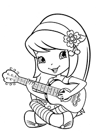 strawberry shortcake coloring pages - page 38