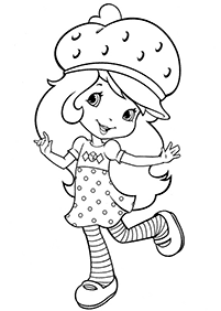 strawberry shortcake coloring pages - page 4