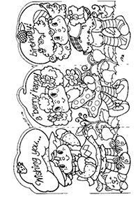 strawberry shortcake coloring pages - page 40
