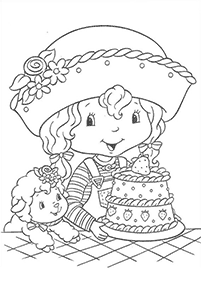 strawberry shortcake coloring pages - page 42