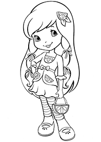 strawberry shortcake coloring pages - page 44