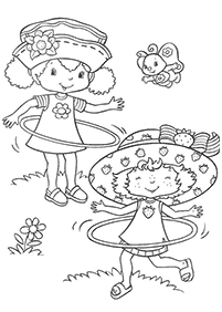 strawberry shortcake coloring pages - page 45