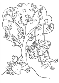 strawberry shortcake coloring pages - page 49